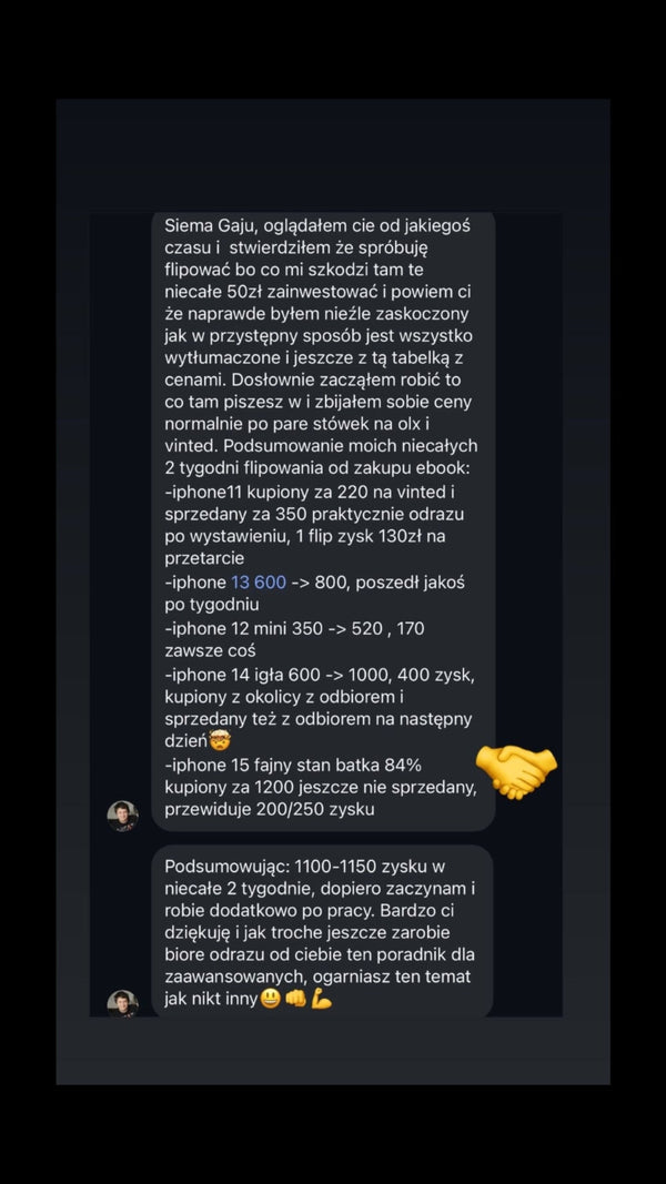 +1150zł - pierwsze 2 tygodnie