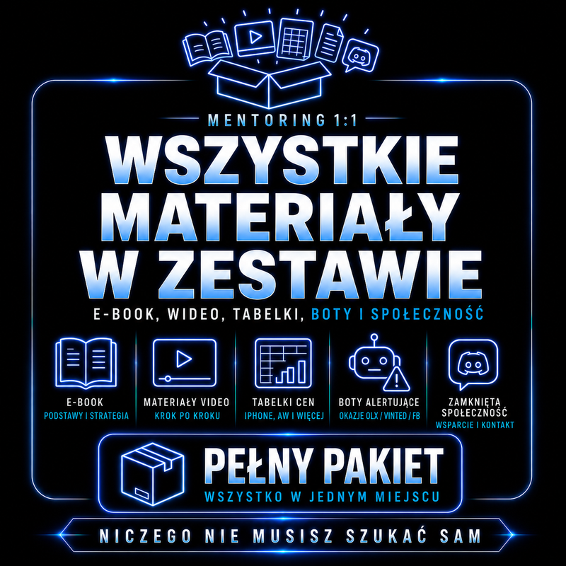 WSZYSTKIE MATERIAŁY W ZESTAWIE