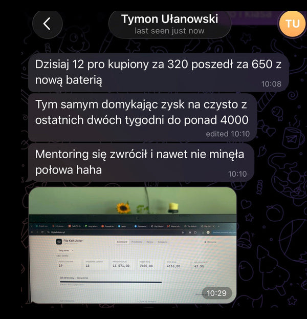 Ponad 4000 zł - Niecałe 2 tyg.